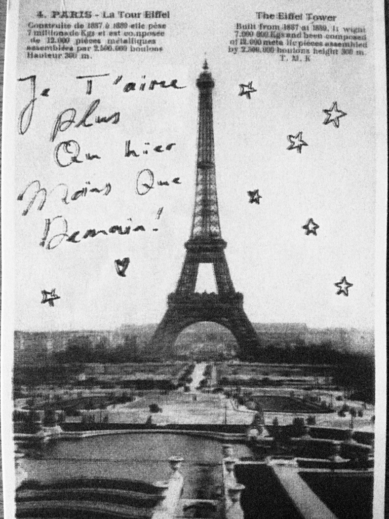 Bild 188 de l'album de famille une carte de grand-mère à grand-père. Avec des p'tites imperfections ...