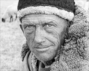 Matteo, berger dans les montagnes corses.