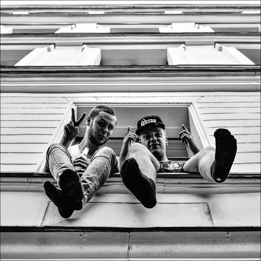 at eve on the window-sill. Berlin, 2014.