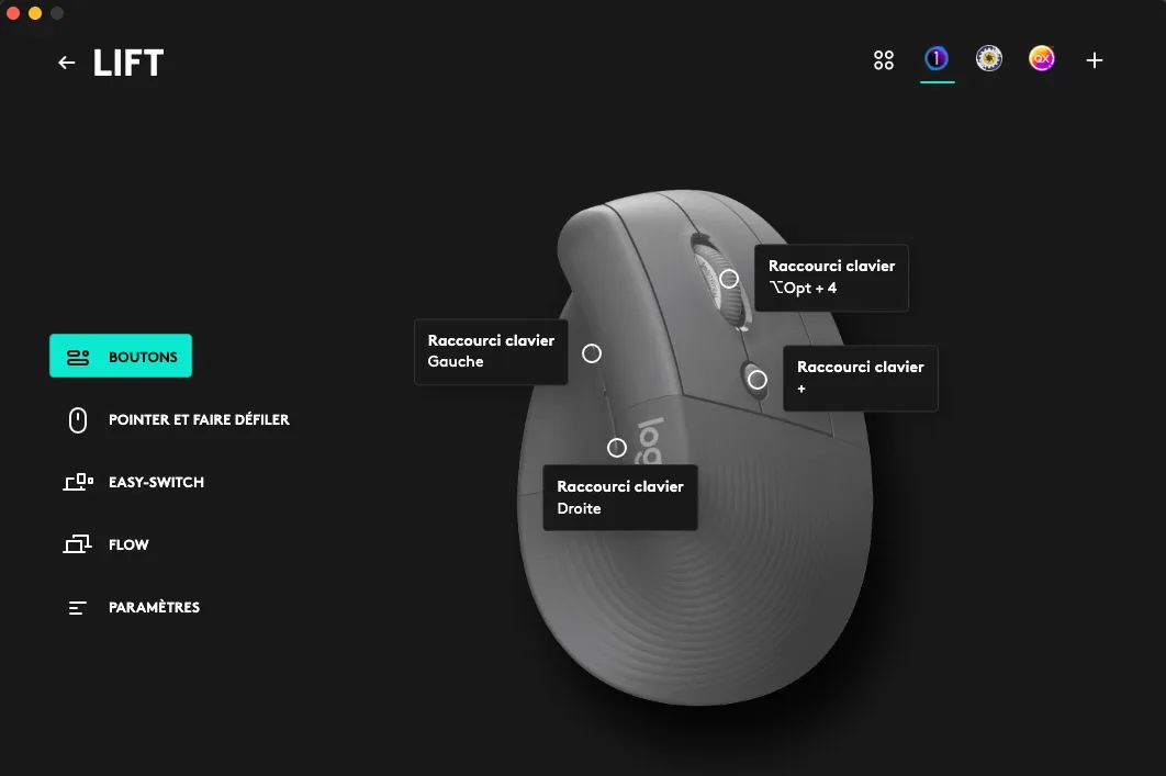 programmer un souris Logitech